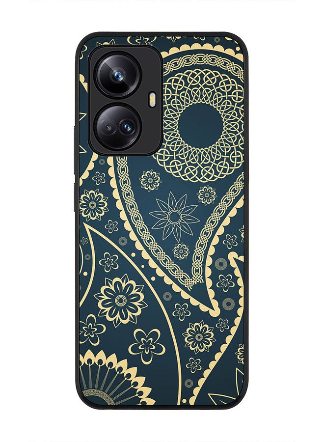 Stylizedd Rugged Black edge case for Realme 10 Pro Plus 5G Slim fit Soft Case Flexible Rubber Edges Anti Drop TPU Gel Thin Cover -  Indian Nights - Image 1
