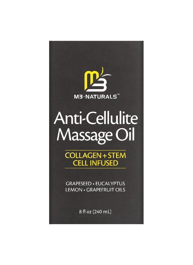 M3 Naturals M3 Naturals, Anti-Cellulite Massage Oil, 8 fl oz (240 ml)  - Image 2