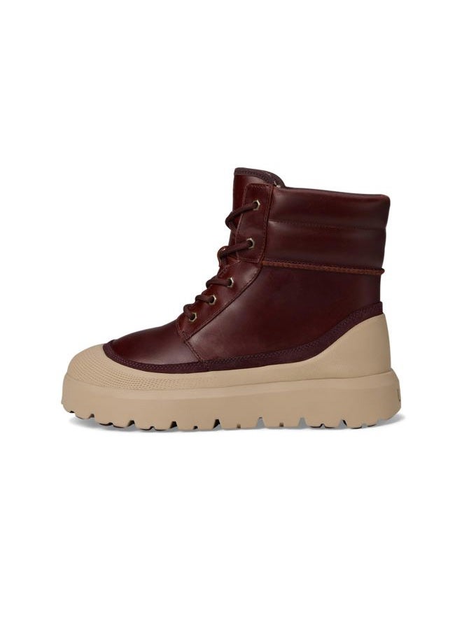 UGG Men's Neumel High Weather Hybrid Fashion Boot, Cordovan/White Pepper, 43 EU - Image 4