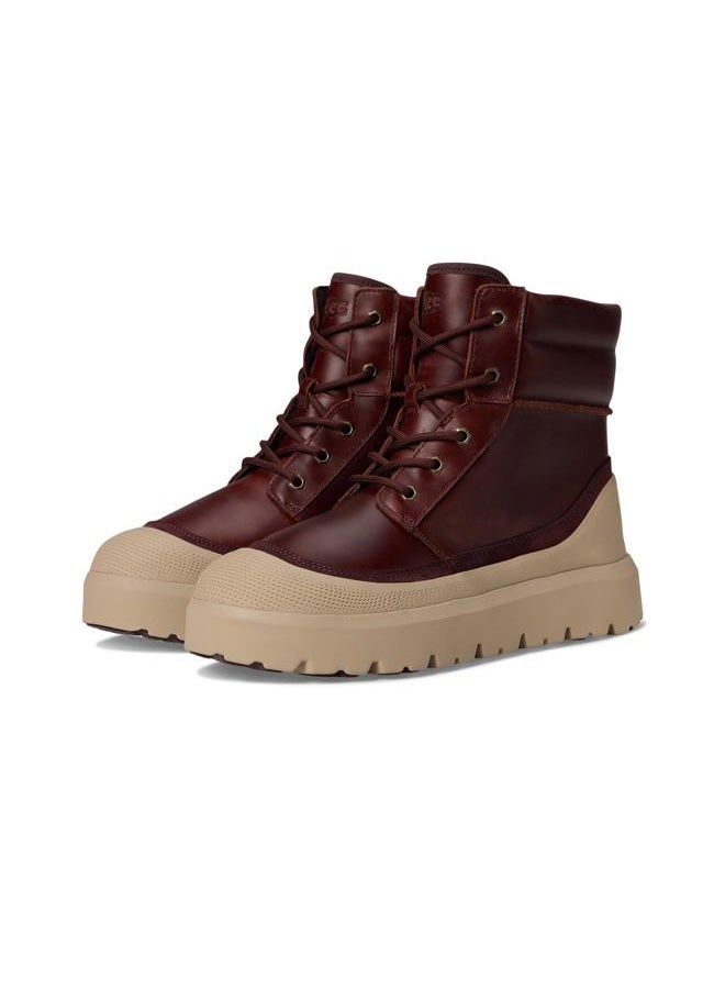 UGG Men's Neumel High Weather Hybrid Fashion Boot, Cordovan/White Pepper, 43 EU - Image 1