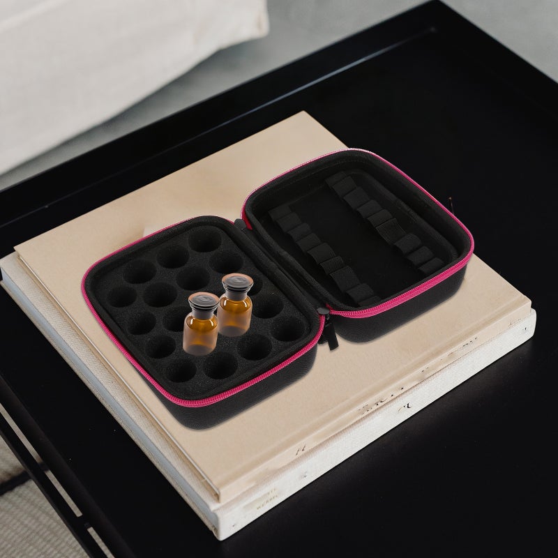 1Pc Useful Carrying Case Bottles Organizer (Rosy) - Image 2