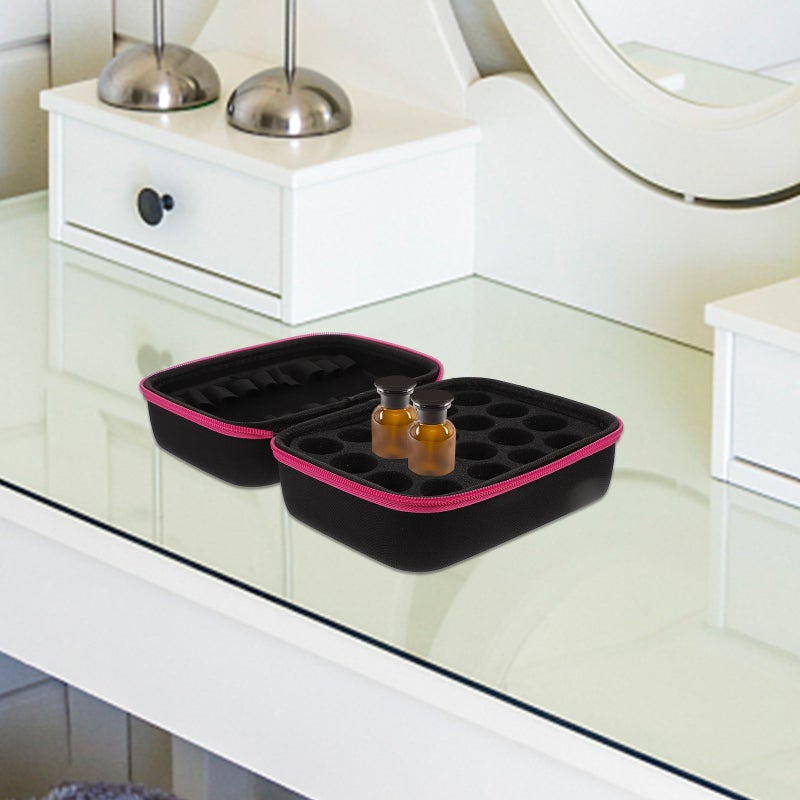 1Pc Useful Carrying Case Bottles Organizer (Rosy) - Image 3