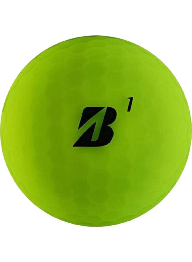 Bridgestone Golf E12 Contact Green Three-Piece Golf Balls, Matte Green, 1 Box, Bgb2123005Gx - Image 1