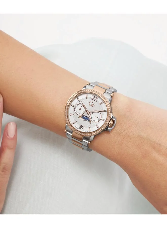 جي سي MoonChic Large Size Metal Analogue Watch