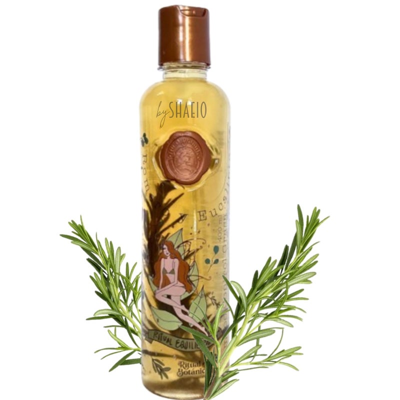 SHAEIO RITUAL BOTANICO Shampoo de Romero y Eucalipto con Activo de Crecimiento Acelerado | Control grasa disminuye la caida del Cabello, Engrosamiento, Brillo y Suavidad - Rosemary Shampoo - Image 1
