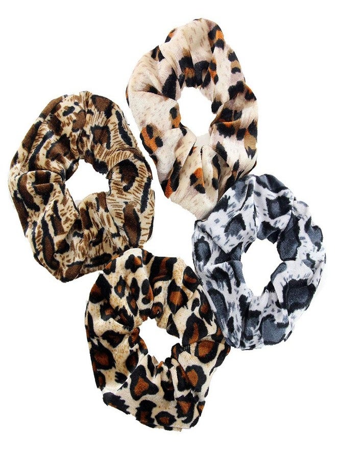 LOVEF 24pcs Leopard Print Hair Bands Scrunchy Hair Ties Ropes Scrunchies for Women Hair Accessories - Image 3