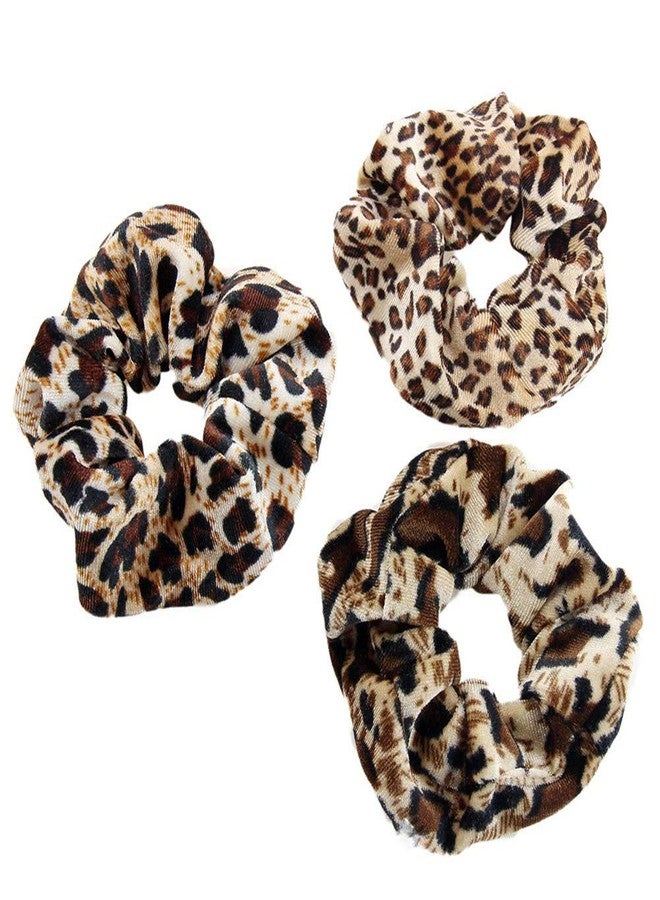 LOVEF 24pcs Leopard Print Hair Bands Scrunchy Hair Ties Ropes Scrunchies for Women Hair Accessories - Image 2