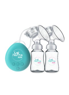 La Frutta La Frutta MUM Double Electric Breast Pump 150 ml*2 Bottles, Portable Breast Pump, Pain Free, Breast Feeding Pump with Memory Function, 2 Modes & 9 Levels Adjustment, Ultra-Quiet, Free milk bags are included.  - Image 1