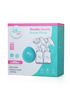 La Frutta La Frutta MUM Double Electric Breast Pump 150 ml*2 Bottles, Portable Breast Pump, Pain Free, Breast Feeding Pump with Memory Function, 2 Modes & 9 Levels Adjustment, Ultra-Quiet, Free milk bags are included.  - Image 3