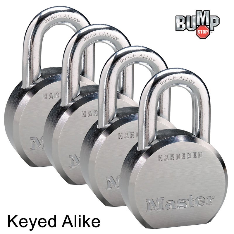 Master Lock Master Lock - (4) High Security Pro Series Keyed Alike Padlocks 6230NKA-4 w/BumpStop Technology  - Image 3