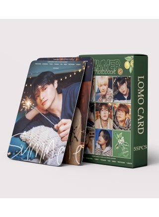 55-Piece LOMO Card ATEEZ New Album SUMMER Work Peripheral Collection Card - view 4