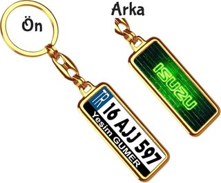 Gift Rich Personalized Isuzu Neon Green Logo Theme License Plate Keychain - pzsku/Z55C503F025F1EB8A1333Z/45/_/1730535677/d30e9535-e0ee-4fff-8231-7f01cab804ab