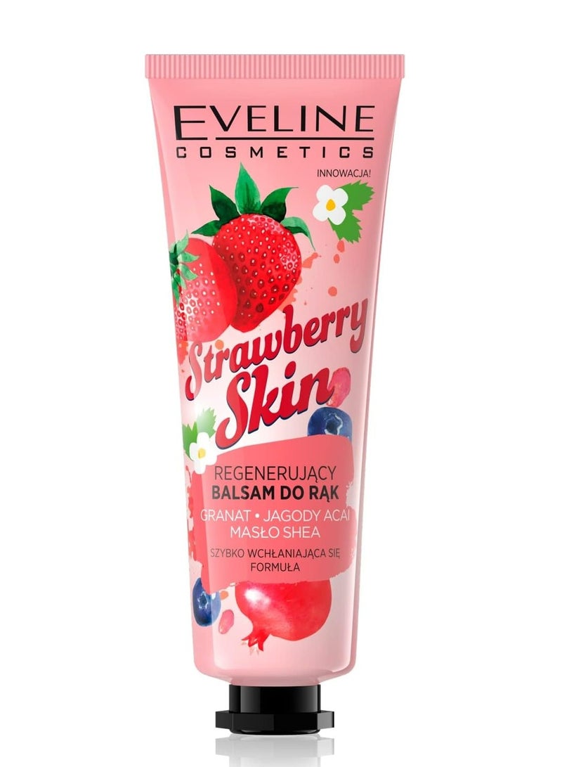 EVELINE COSMETICS Eveline Strawberry Regenerating Skin Hand Balm 50Ml