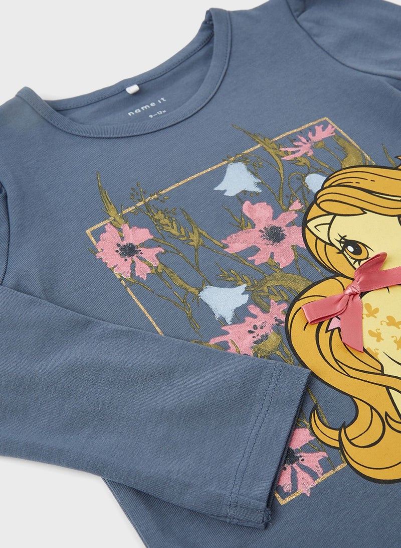 NAME IT Kids Pony Print Top - Image 3