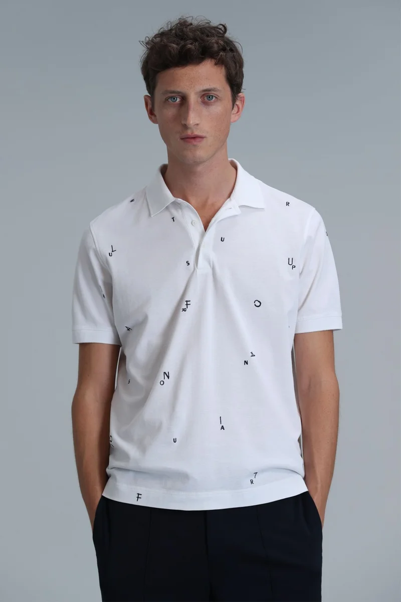 Lufian Pascal Smart Men's Polo Shirt Black