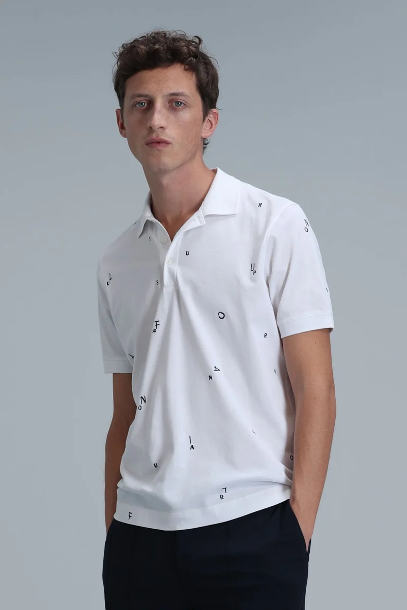 Lufian Pascal Smart Men's Polo Shirt Black