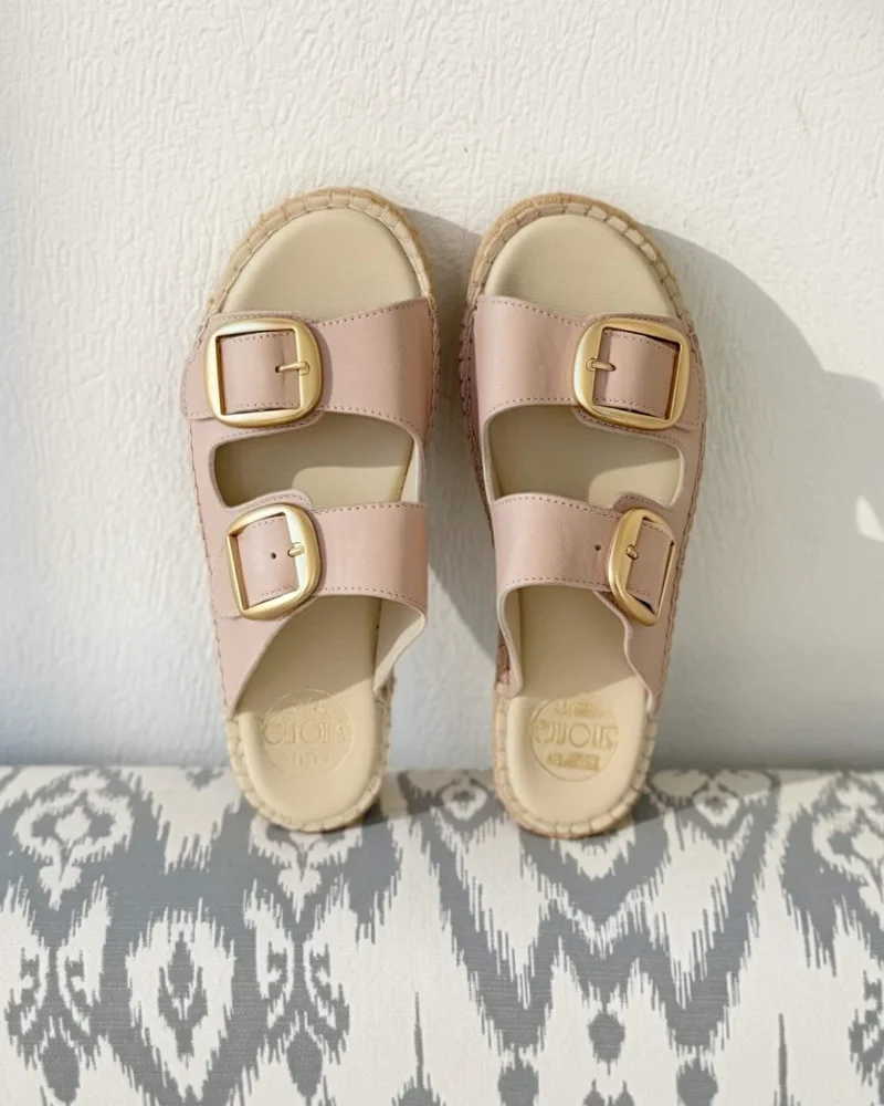 Shoeq Sand Urban Espadrille Slide for Women | Best Price UAE