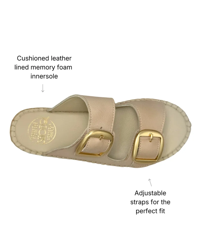 Shoeq Sand Urban Espadrille Slide for Women | Best Price UAE