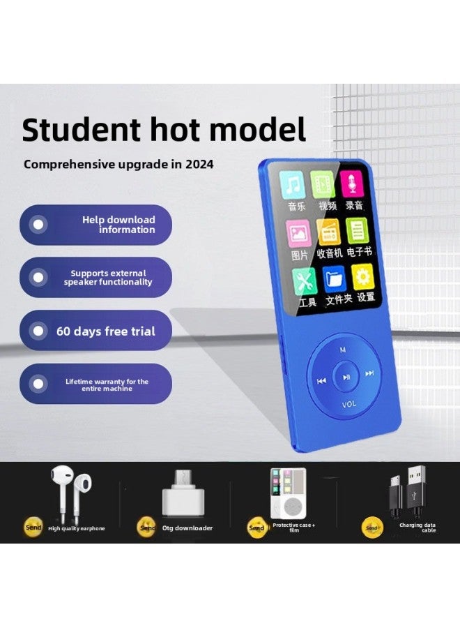 MP3 Player - MP3 Player for Students Learning - Dark color, 8gb - Portable Walkman, English Dictionary, Music Player, Exam Listening, E-book Reader, School Study Aid - Image 1