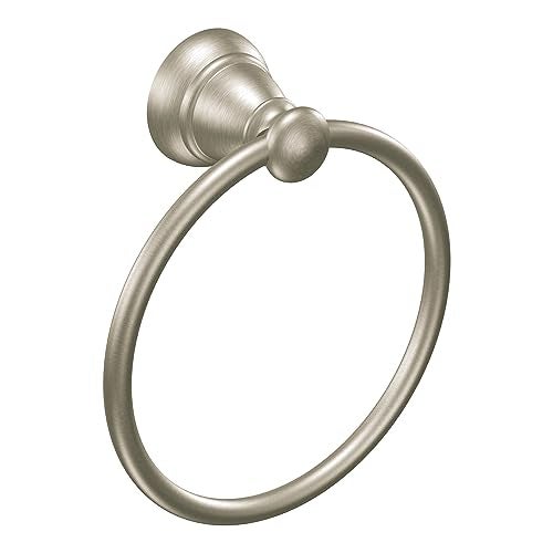 Moen Banbury Brushed Nickel Towel Ring, Y2686BN - Image 1