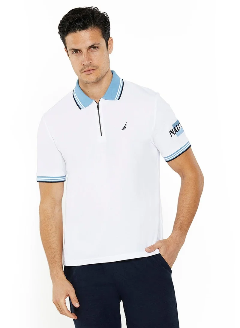 Essential Regular Fit Cotton Blend Logo Polo Shirt
