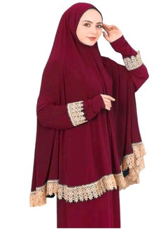 OLUDENIZ Ramadan Women praying clothes, one size fits all women, distinctive design material, made in Turkey  - Image 2