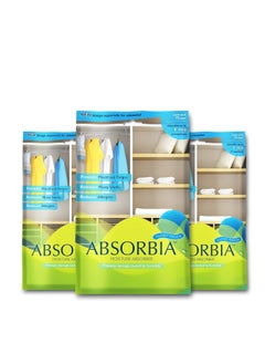 Absorbia Absorbia Moisture Absorber| Absorbia Hanging Pouch - Family Pack of 3 (440ml Each)  - Image 1