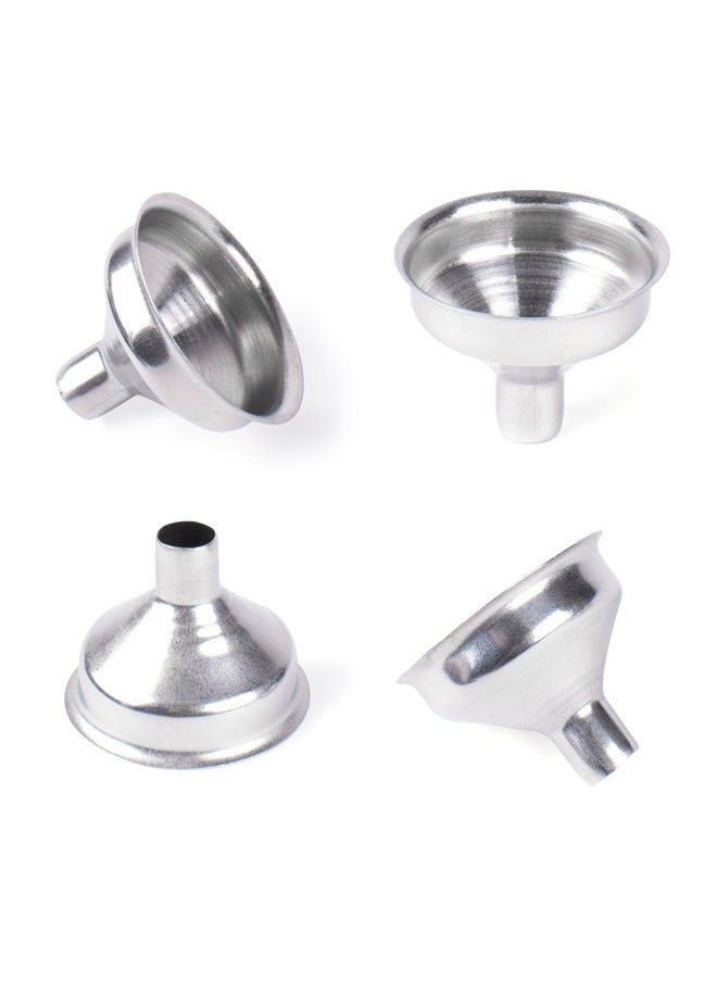Super Z Outlet 1.25" Stainless Steel Mini Funnels For Miniature Bottles, Essential Oils, Diy Lipbalms, Cooking Spices Liquids, Homemade Make-Up Fillers (6 Pack)  - Image 4