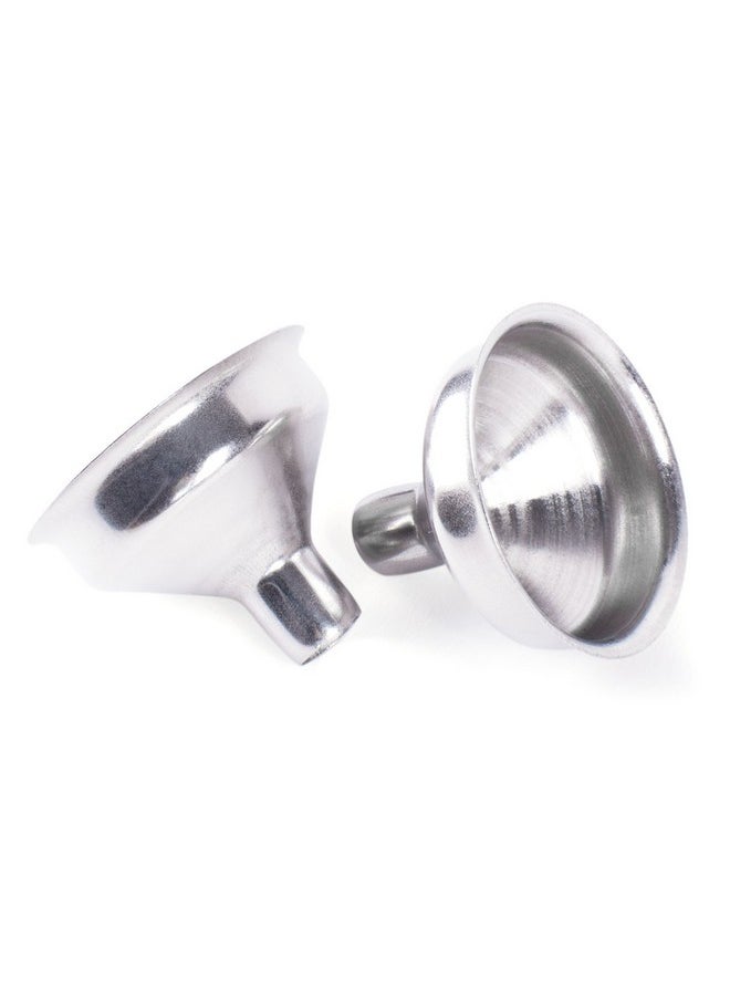 Super Z Outlet 1.25" Stainless Steel Mini Funnels For Miniature Bottles, Essential Oils, Diy Lipbalms, Cooking Spices Liquids, Homemade Make-Up Fillers (6 Pack)  - Image 3