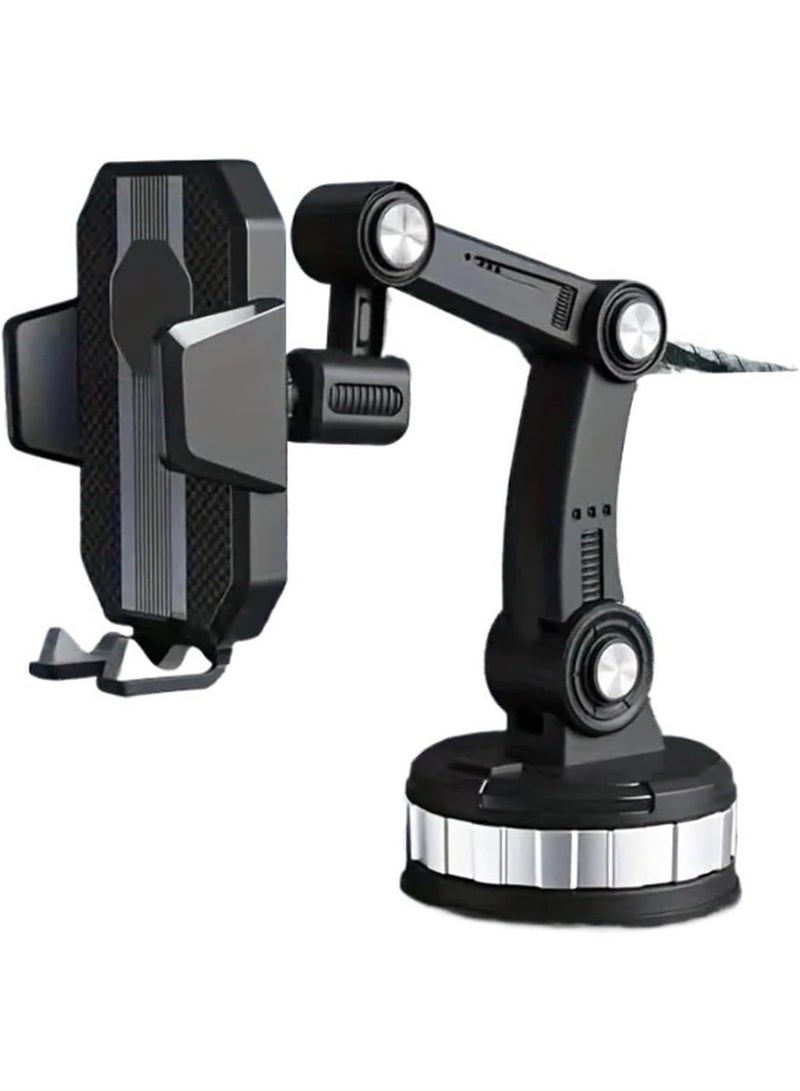 Bukela New 360° Rotating Car Phone Holder – Universal Fit with Extendable Arm and Shockproof Grip for Trucks and - Image 2