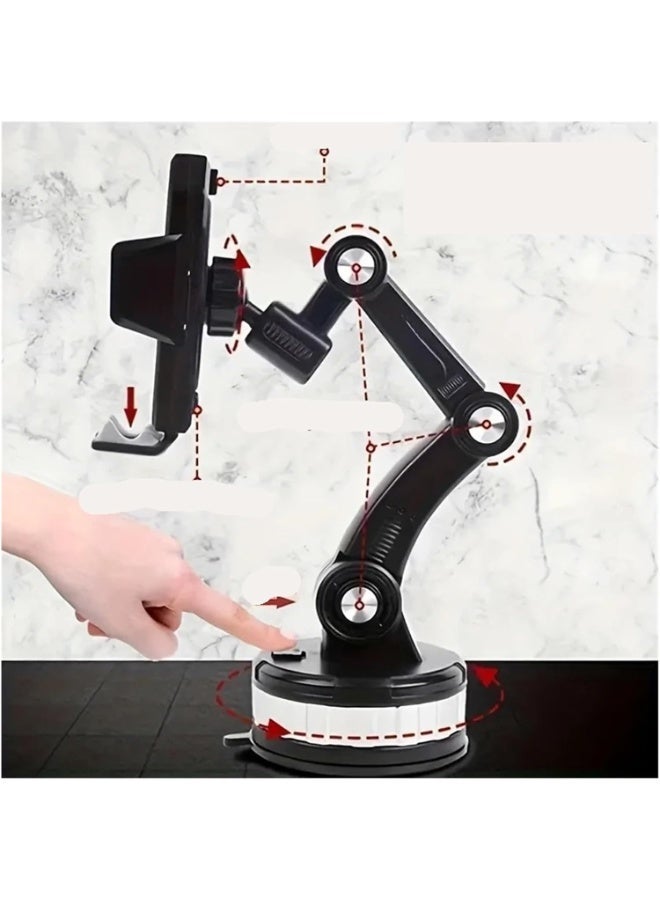 Bukela New 360° Rotating Car Phone Holder – Universal Fit with Extendable Arm and Shockproof Grip for Trucks and - Image 5