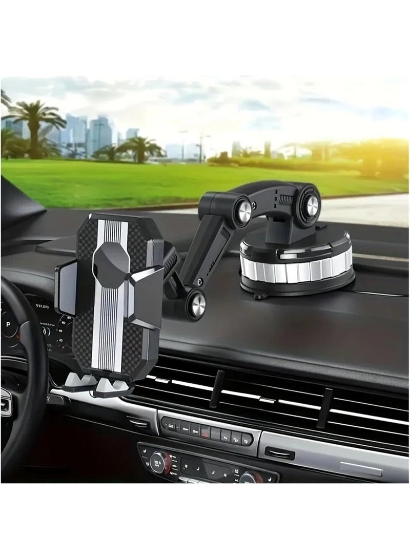 Bukela New 360° Rotating Car Phone Holder – Universal Fit with Extendable Arm and Shockproof Grip for Trucks and - Image 1