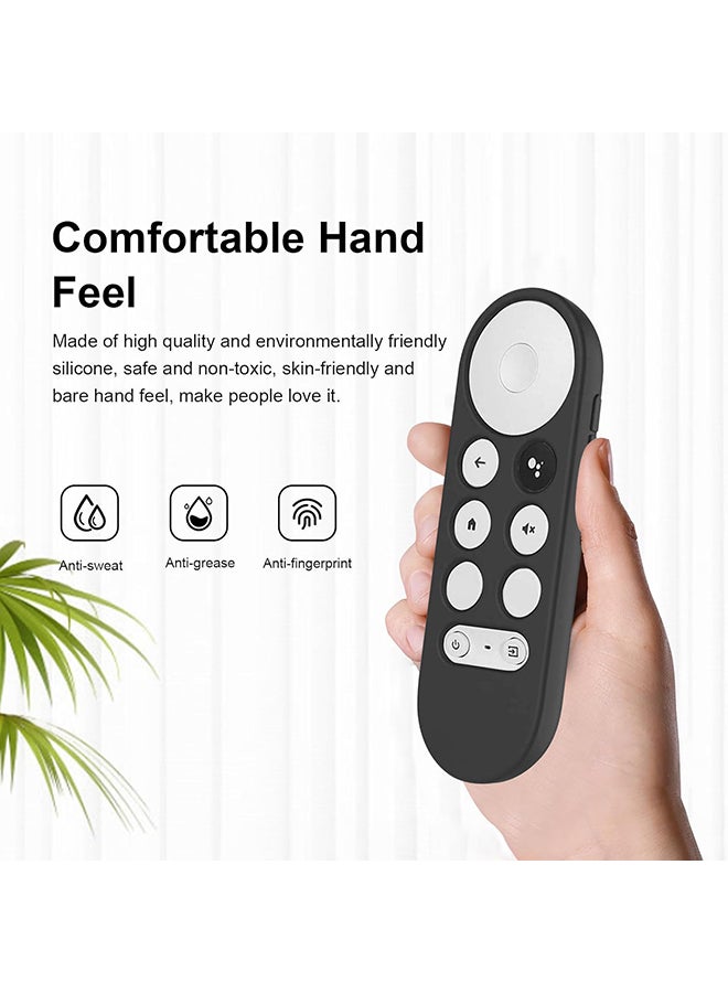 O Ozone Silicone Remote Cover Set Compatible with Google Chromecast 2020 4K, Anti-Slip Shockproof TV Set Top Box Sleeve Cover (White)  - Image 5