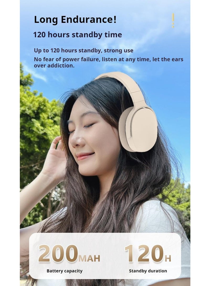 Stereo Surround Sound Headsets Long Life Wireless Bluetooth Headphone Sports Noise Reduction Earphone  - Image 5
