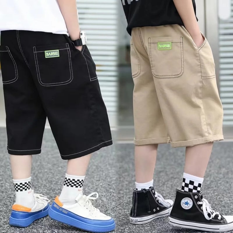 Children'S Wear Boys Shorts Summer Wear Children'S Pants Crane Pants Thin Bong Pants 2023 New Casual Pants Summer - Image 2