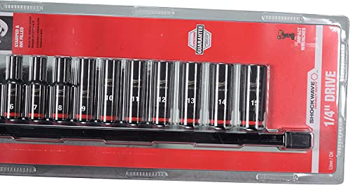 Milwaukee Electric 14PC Shockwave IMP Duty Metric DP 6PT Socket Set - Image 3