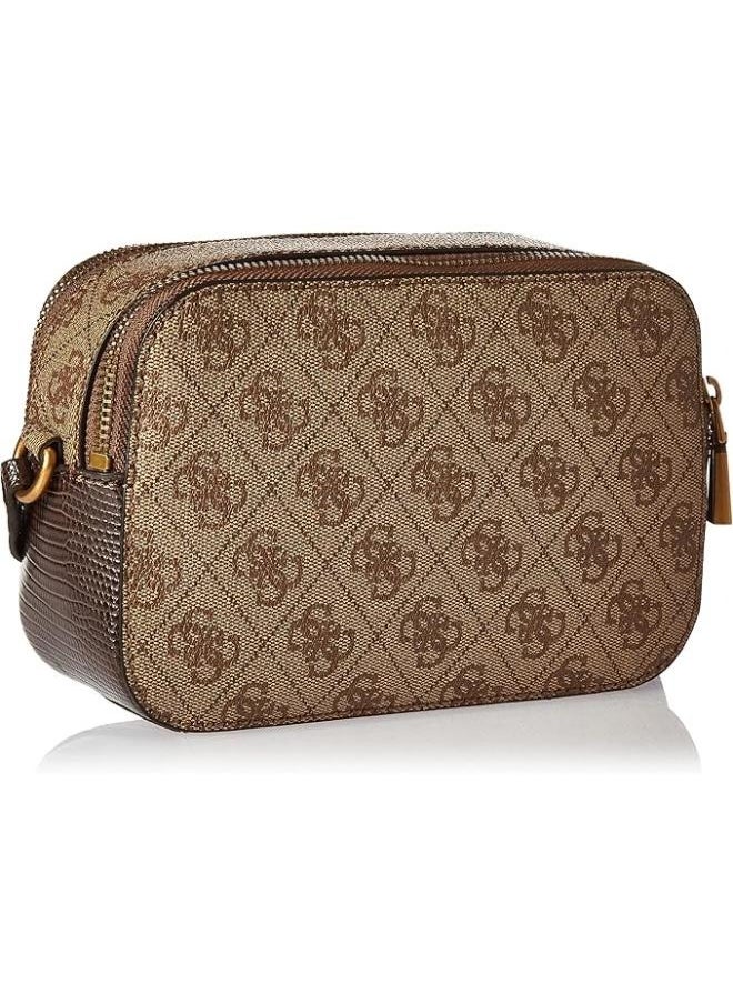 GUESS - Guess Women's Ginevra Elite Society Satchel Bag with Top Handle and Detachable Shoulder Strap - Image 1