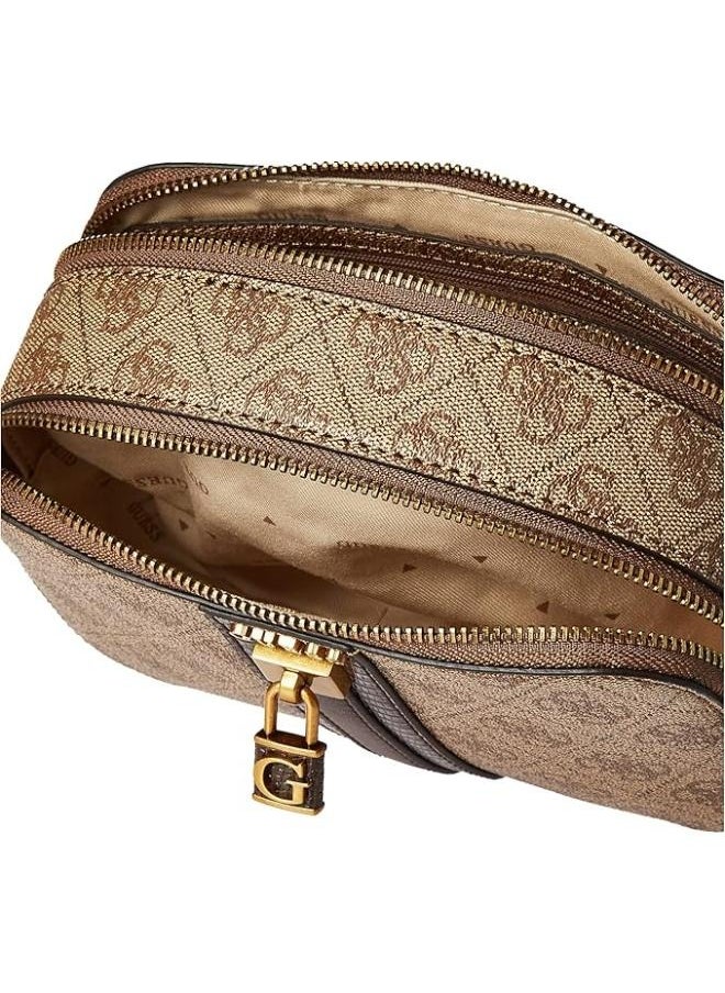 GUESS - Guess Women's Ginevra Elite Society Satchel Bag with Top Handle and Detachable Shoulder Strap - Image 1