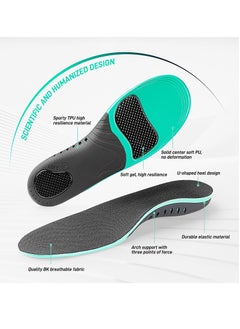 Excefore Flat Feet Orthotic Insert, Foot Pain Relief Orthotics Shoe Inserts for Metatarsalgia, High Arch Support Insoles for Shoe Insole, Memory Foam Insoles (Size: L, Men's 8.5-9.5 | Women's 10.5-11.5)  - Image 4