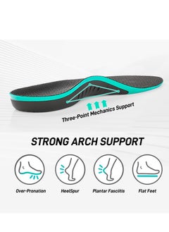 Excefore Flat Feet Orthotic Insert, Foot Pain Relief Orthotics Shoe Inserts for Metatarsalgia, High Arch Support Insoles for Shoe Insole, Memory Foam Insoles (Size: L, Men's 8.5-9.5 | Women's 10.5-11.5)  - Image 5