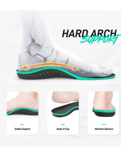 Excefore Flat Feet Orthotic Insert, Foot Pain Relief Orthotics Shoe Inserts for Metatarsalgia, High Arch Support Insoles for Shoe Insole, Memory Foam Insoles (Size: L, Men's 8.5-9.5 | Women's 10.5-11.5)  - Image 3