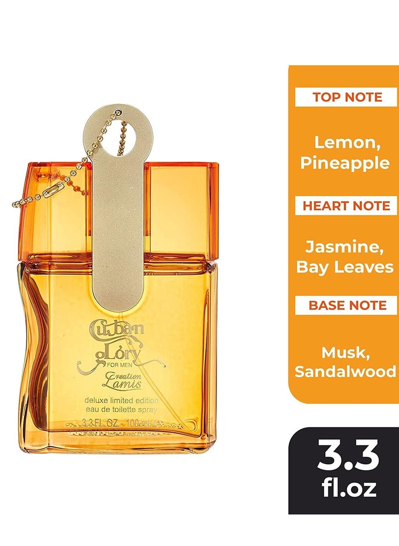 Creation Lamis Cuban Glory Eau de Toilette For Men 100ml  - Image 4