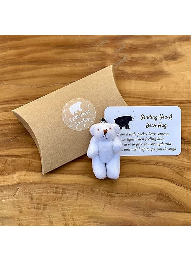 Siluyado A Little Pocket Bear Hug - Sending You a Bear Hug, with Pocket Hug Token Card, Emotional Support Plush Positive Gifts for Graduation Birthday (Bronze) - Image 4