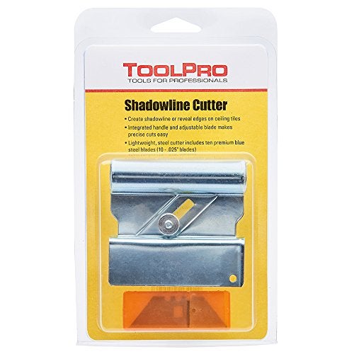 ToolPro Professional Shadowline Ceiling Tile Cutter - Precision Ceiling, Drywall and Construction Edge Finishing Tool - Image 4