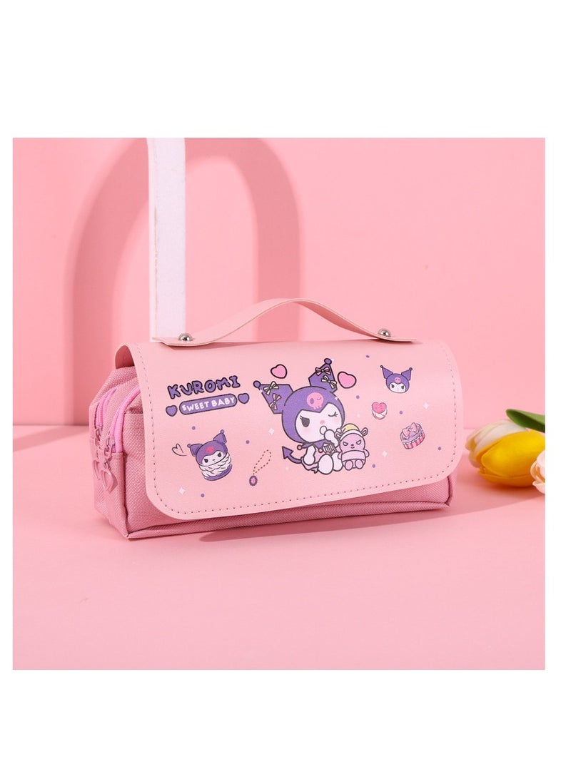 مقلمة كارتونية للأطفال مقاس 21*6*6 سم - Image 1