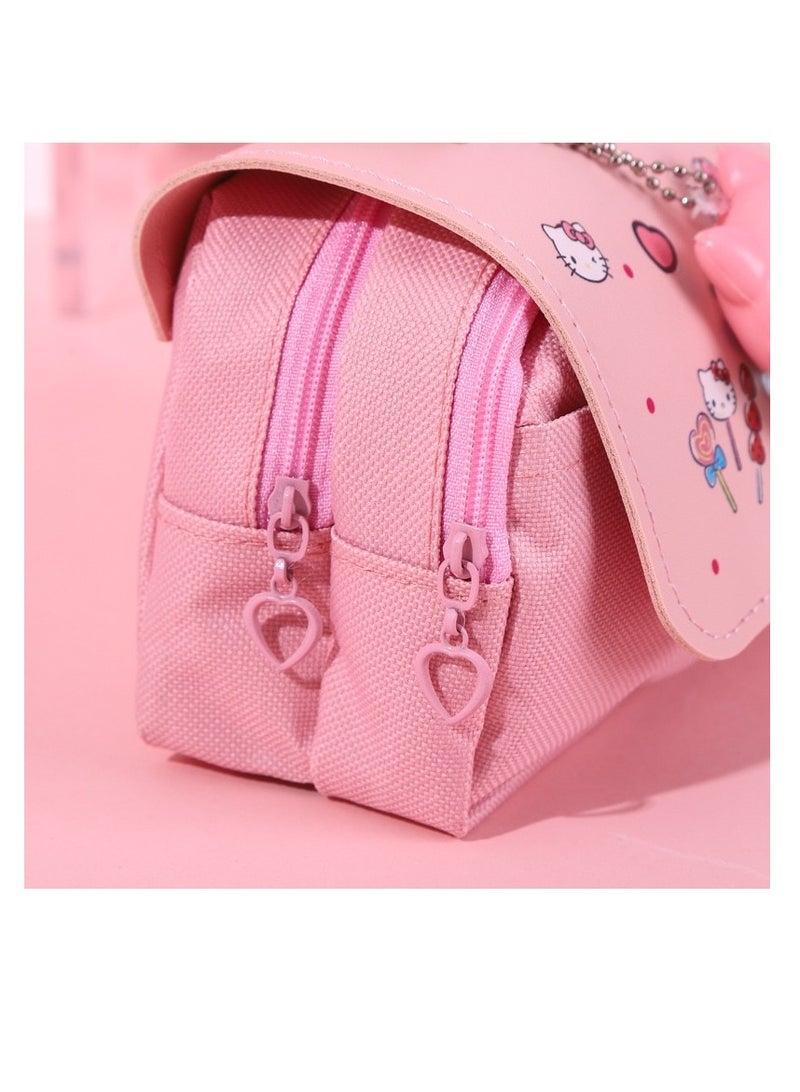 مقلمة كارتونية للأطفال مقاس 21*6*6 سم - Image 2