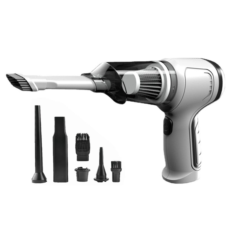 Car Vacuum Cleaner DC 7.4V 120W Strong Suction Low Noise Portable Pet Hair Vacuum Cleaner for Car Home Office - Image 2