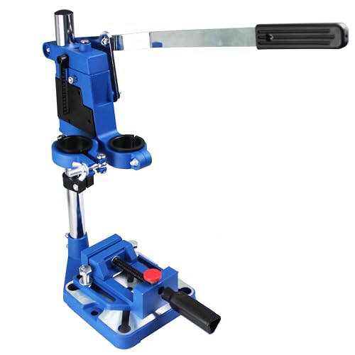 TEXALAN(R) Drill Press Rotary Tool Workstation Stand with Wrench- 220-01- Mini Portable Drill Press- Tool Holder- 2 inch Depth- Ideal for Drilling Perpendicular and Angled Holes - Image 1