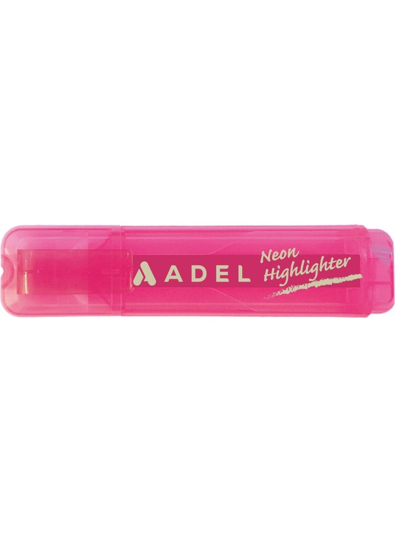 Adel Transparent Neon Highlighter Pink 