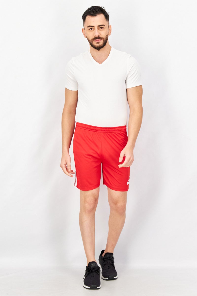asics Men Sportswear Fit Training Shorts, Red  - Image 4